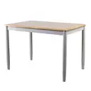 Dining Table Altona Rectangle Grey/Oak 70x110cm image 1