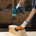 Drillpro 25+3 Perceuse à chocs, visseuse, perceuse-visseuse sans fil, 2 vitesses, batterie lithium-ion, outils électroportatifs image 1