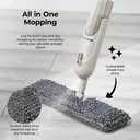 Tower Spray Mop with Dual Chambers and Double-Sided Mop Head, Latte image 4