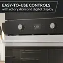 Hoover HO6 H3T1CTX Collection 3 Built-In Smart Electric Oven 70L - Stainless Steel - A+ Rated image 8