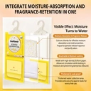 Grepower Hanging Moisture Absorber Bags, Vanilla Scent, 10-Pack, Effectively Prevents Humidity and Condensation, for Closets, Home, Kitchen, Garage, Bedroom, RV, Office, Basement, and More image 6
