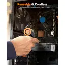 [33 € Rabatt mit Code: RT6] WOLFBOX MF50 Elektrischer Luftwedel, 110000 U/min, Hochleistung, Akku-Mini, 3-stufig verstellbar, für Auto-Reinigungswerkzeug image 3