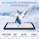 [Early-Bird-Angebot: €69 | Nur für die Ersten 10] TABWEE T80 Android-Tablet, 10,5 Zoll, 12 GB (4+8) RAM + 64 GB ROM, 1280 x 800 Pixel, Schnellladefunktion, 6000-mAh-Akku, 5G, WLAN, Bluetooth 5.0, Gemini AI-Tablet image 2