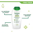 Simple Kind To Hair Shampoo Gentle Cleansing 400ml image 1