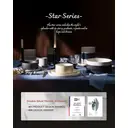 Richmount Starlight Serie Geschirr-Set  - 18-teilig， für 6 Personen， Keramik， mit Servierplatten， Salattellern und Müslischalen， spülmaschinen- und mikrowellengeeignet， matt dunkelgrau image 6