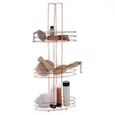 Essentials by Premier 3 Tier Copper Plated Storage Rack image 0
