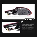 TYPY Feu arrière LED – Feu arrière complet amélioré pour BMW 4 Série F32 (2013-2020) – Accessoires de voiture – Clignotants dynamiques image 5