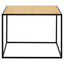 Interiors by Premier Coffee Table Depok Square Black/Rattan image 0