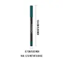MISSLYN Waterproof Color Liner Crayon eyeliner waterproof - Teinte 141 Green Shimmer image 3