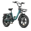 ENGWE L20 BOOST Foldable Electric Bikefat 250W  48V 13AH battery E-Mountain bike 20 Fat Tire ENGWE L20 BOOST（green） image 0