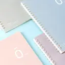 Deli 0 Series Lot de 4 carnets à spirale A5, papier ligné 70g/m² - 80 feuilles / 160 pages image 8