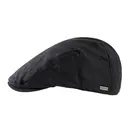 TOP-EX Casquette gavroche en lin 100 % pour homme, intérieur en coton, taille M/L - Noir image 0