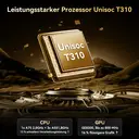 TABWEE T80 Tablet 10" Android 16, 18 GB (6+12) RAM + 128 GB ROM (2 TB TF), 6000 mAh, Tablet mit Tastatur, 5 MP + 2 MP, Gemini AI 3.1 Pro, 5G, WLAN, GPS, Face ID image 7