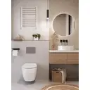 DeerValley randloos, wastafelonderste toilet met softclose-toiletbril, stille werking, glad keramiekoppervlak, D-vormig ontwerp, 51,5 cm diepte, voor de badkamer image 3