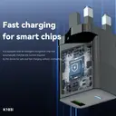 PAVAREAL K103 British Standard 22.5W Fully Compatible Black Charger Lightning Set image 6