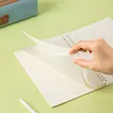 Deli Clear Tone Series Lot de 4 carnets à spirale A5, papier ligné 70g/m² - 80 feuilles/160 pages image 6