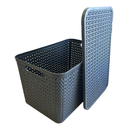 Strata Extra Large Urban Basket with Lid - 42L-Cool Grey image 2