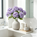 1Pc 13in/33cm
Artificial 7-Head Hydrangea Silk Flower Silk Flower Living Room Bedroom Wedding Flower Arrangement Artificial Flower Decoration(purple) image 1