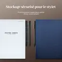 iFLYTEK AINOTE 2 Étui Folio de protection pour tablette 10,65 pouces, cuir PU, fin et léger, étanche, anti-poussière, bleu marine foncé image 5