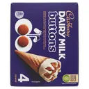 Cadbury Dairy Milk Buttons 4 x 100ml (400ml) image 2