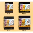 Ohuhu Mixed Media Sketchbook, Spiral Bound, 120 LB / 200 GSM Heavyweight Paper, 62 Sheets / 124 Pages image 5