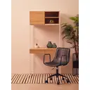 Interiors by Premier Desk & Shelving Unit Bradury Oak/White image 4