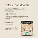 Crown Matt Emulsion Antique Cream 2.5L image 6