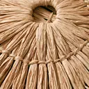 6pcs placemats 38cm round，Papyrus Handmade 2-Circle Woven Placemat，Khaki，hello spring bohemian placemats, rustic vintage style table mats for dinner parties, weddings, wall decor, vase pads, and photography props image 4