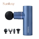 Sunluxy CM20C Electric Handheld Massager Gun – 76W Power, 9-Hour Battery Life, 5 Speed Levels & 4 Massage Heads, Compact Deep Tissue Percussion Massager image 0
