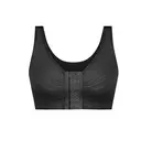 Feelingirl 3D Molded Post Surgery Compression Chest Surpport Front Hooks Anti-Sag Breathable and Adjustable Bra for Women XL Black, Couple Gift Perfect Gift image 3