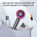 Breo Scalp3 Brosse de massage shiatsu électrique sans fil pour cuir chevelu étanche IPX7 image 2