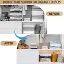 TAILI 10 Pack Vacuum Storage Bags, Space Saver Bags, Jumbo Cube 31x40x15 Inch, Extra Large Vacuum Sealed Bags for Comforters, Blankets, Bedding, Clothes, Closet Organization Space Saving, Clear image 6