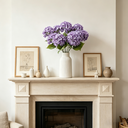 1Pc 13in/33cm
Artificial 7-Head Hydrangea Silk Flower Silk Flower Living Room Bedroom Wedding Flower Arrangement Artificial Flower Decoration(purple) image 6