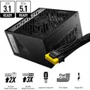 MSI 850W ATX Fully Modular Power Supply - MPG A850G PCIE5 image 2