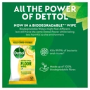 Dettol Antibacterial Floor Wipes, Citrus, 25 XL Wipes image 2