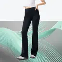 Beneunder CC254, Spring Women's Cooling Bootcut Outdoor Sports Breathable Comfortable Pants Black L, Couple Gift Perfect Gift image 2