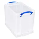 Really Useful Plastic Storage Box 19L Clear (Pack of 4) image 3