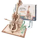 Robotime ROKR Puzzle 3D bois violoncelle magique - 27,5x27,5x47,5 cm - 1 pièce, décoration à la maison, décoration d’étagère,Cadeaux artisanaux pour adultes et adolescents,Jouets éducatifs image 0