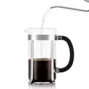 Bodum CHAMBORD 1L French Press Coffee Maker & 4 PAVINA Glasses 250ml image 3