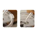  2-Pack Large Glass Tumblers With Lids Straws Leakproof Iced Coffee Tea Cups                image 4