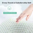 Welskin V-Shaped Maternity Pillow, Soft Air-Layer Fabric, High-Resilience PP Cotton Filling, 19.7×19.7×5.9 in – Model XT-01 image 5