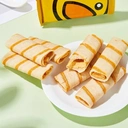 Kaman Salty Egg Yolk Flavored Custard-Filled Wafer Rolls 218g image 2
