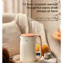 Bear 6 Temperature Settings with 1.7 L Stainless Steel Kettle White ZDH-C17V3, 1800-2200 W, Microprocessor Touch Panel, BPA-Free, Imported Temperature Controller, Boil Dry Protection, Automatic Shut-Off Electric,white image 3