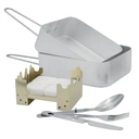 Milestone Camping Stove, Cookware & Cutlery Set with Fuel Blocks 13pcs image 0