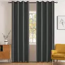 Rideaux occultants YSTYLE pour chambre et salon - Ensemble de 2 panneaux de rideaux isolants thermiques assombrissant la pièce, 140x260 CM, ZGB, Gris image 0