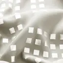 Deconovo Blackout Silver Foil Print Small Check Pair Curtains with 6 White Grommets, 2 Pieces, W97 cm x L114 cm, Light Beige image 5