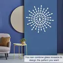 Lot de 100 Stickers Miroir en PVC Forme Goutte Minimaliste Décoration Rayonnante image 1