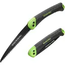 WORKPRO Handsaw Pruning Saw Foldable with Sharp Blades Made of Bi Metal, Multifunctional Folding Saw for Garden, Wood image 0