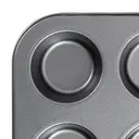 PURECOOK Carbon Steel Cake Mold Series | Gray | 12-Cavity 2-Piece Non-Stick Square Cake Mold Pan image 2