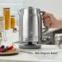 Swan Retro Revive Jug Kettle, 1.7L, Rapid Boil, Easy Pour, 3KW, Vintage, Stainless Steel - SK19025SS image 2